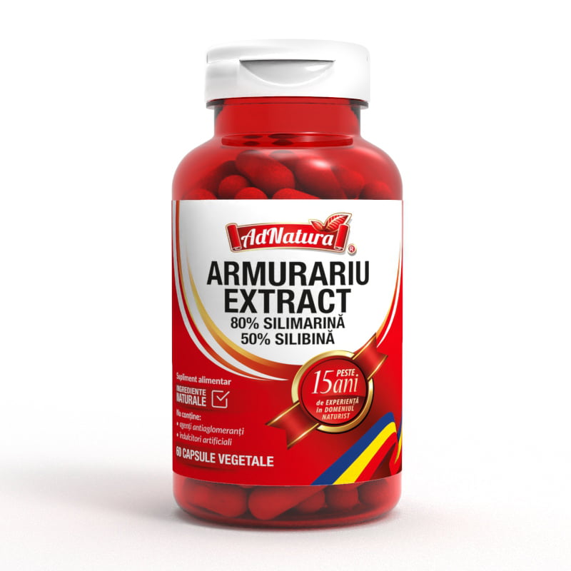 Armurariu Extract 80% Silimarină 50% Silibină
