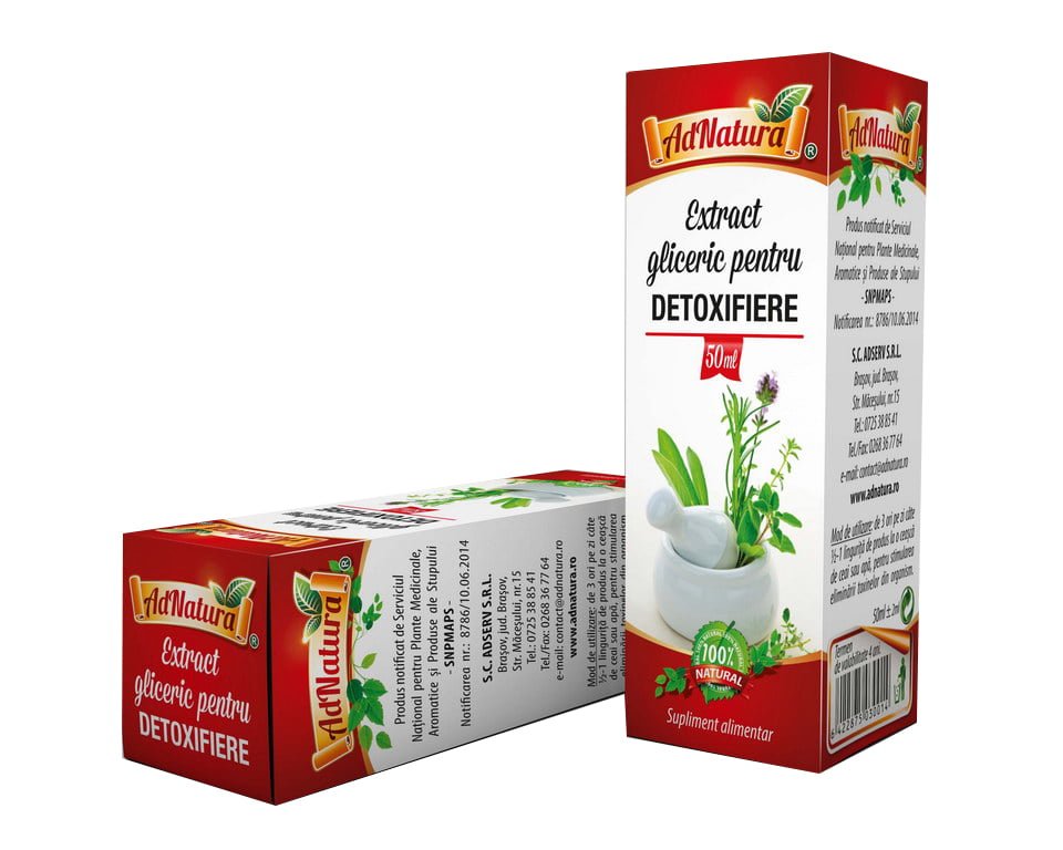 Extract Gliceric pentru detoxifiere