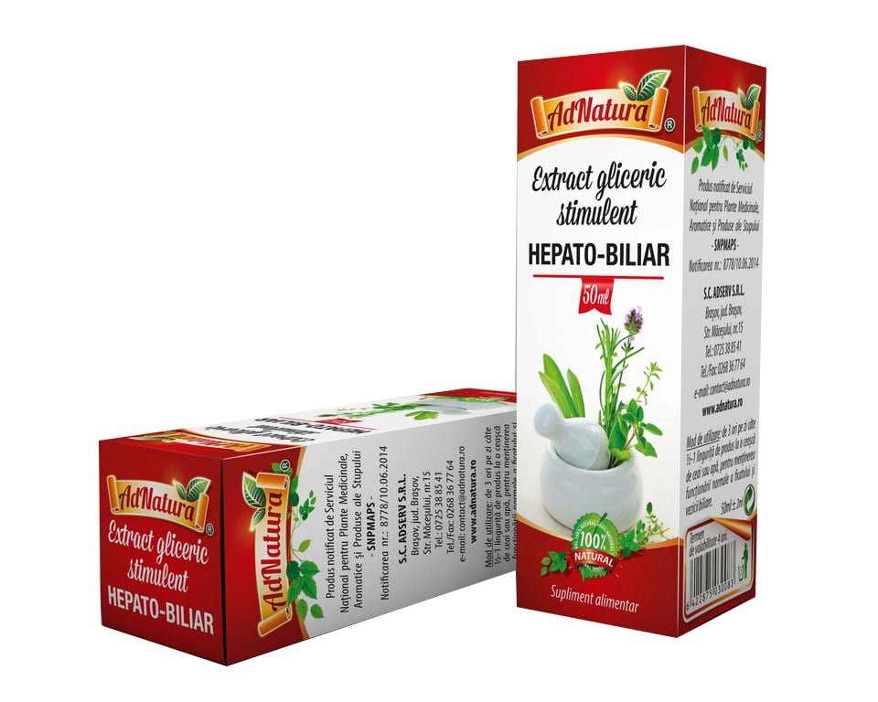 Extract Gliceric Stimulent hepato-biliar