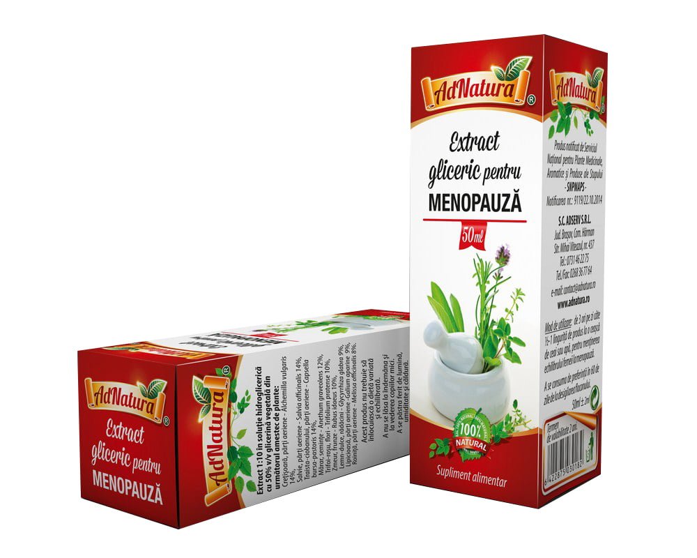 Extract Gliceric pentru Menopauză