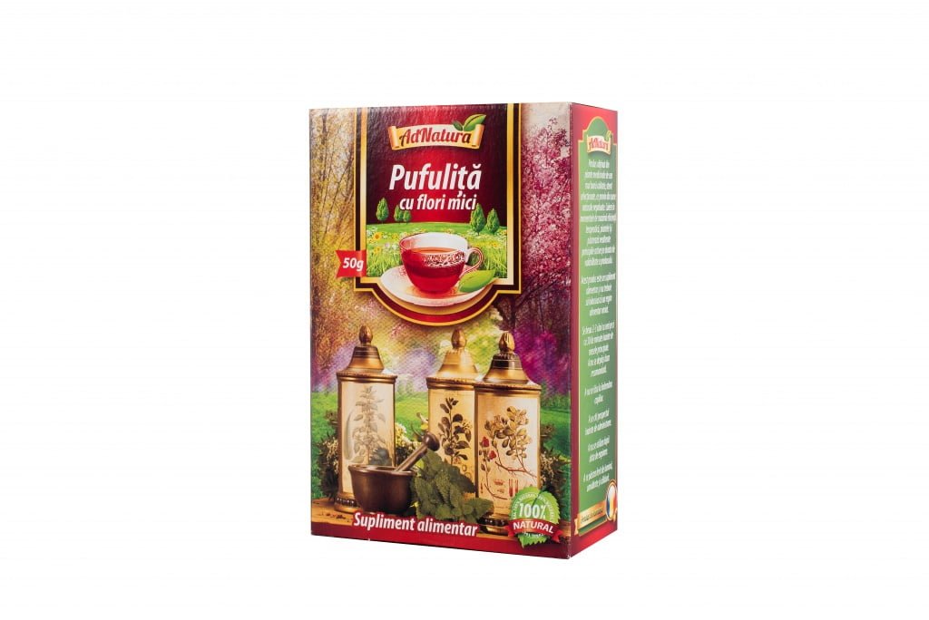 Ceai de Pufuliță cu Flori Mici Vrac
