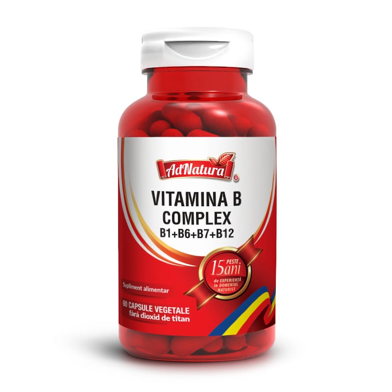 Vitamina B Complex B1 + B6 + B7 + B12