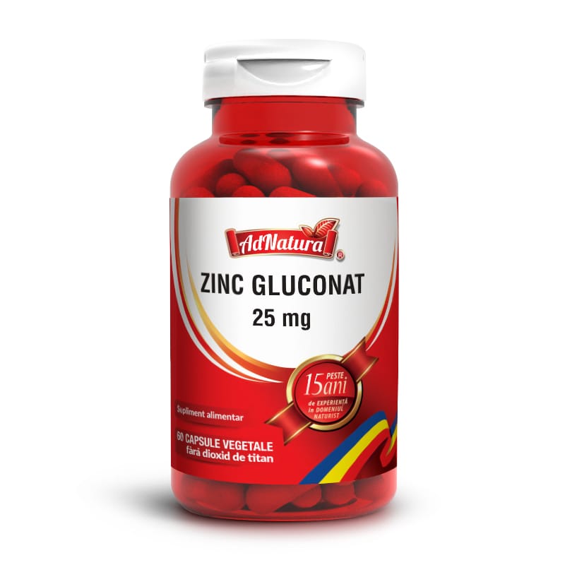 Zinc (gluconat) 25mg